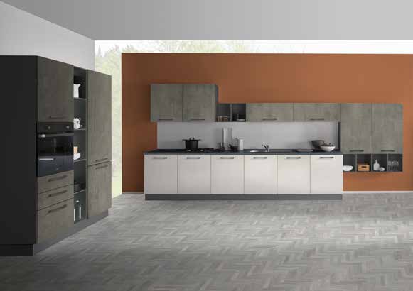 Kitchen Karine 150 + 480 by Arredamento Italia