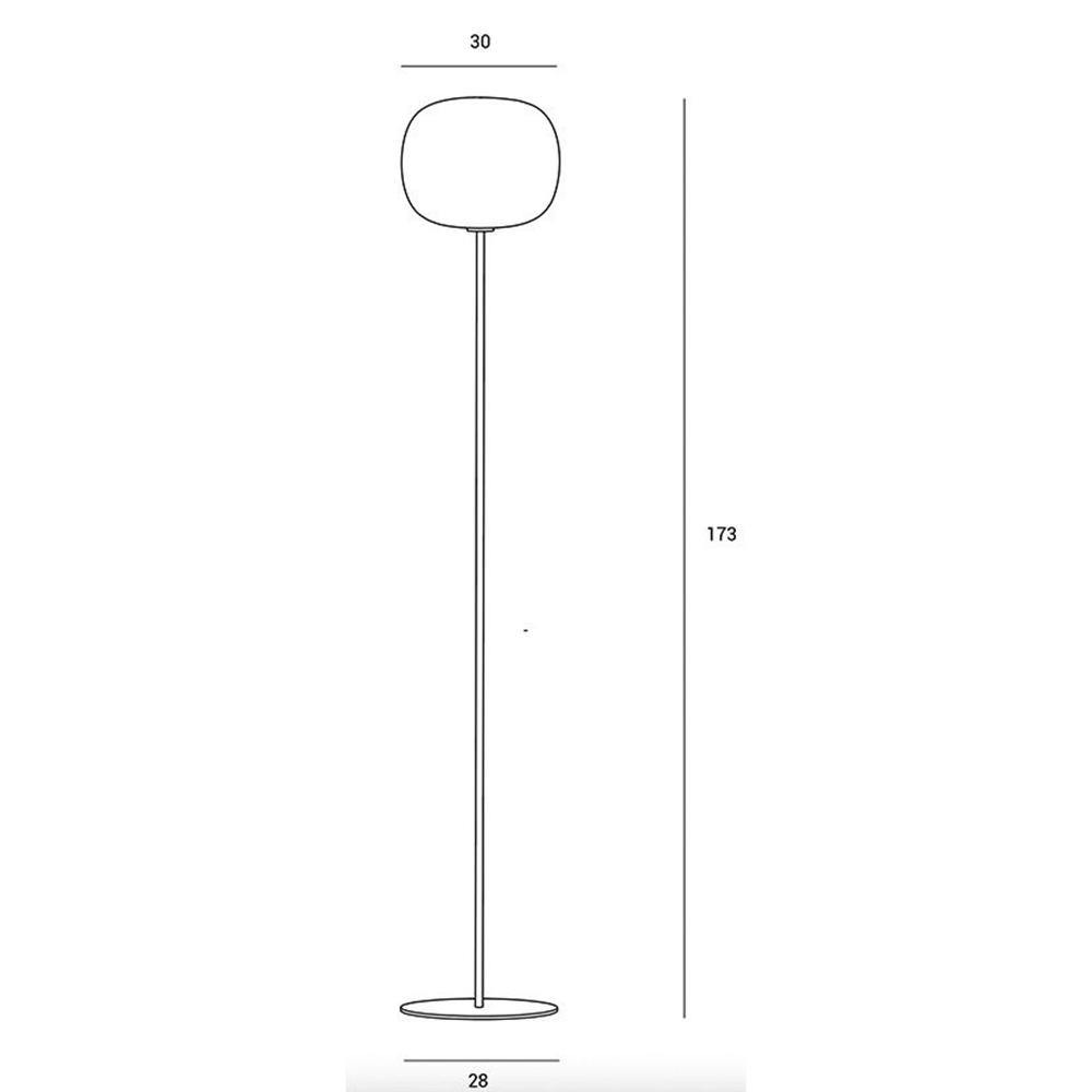 Lampada Ghost da terra - Miloox, Tipologia_Da terra - Lampade da interno - Mobilmarket