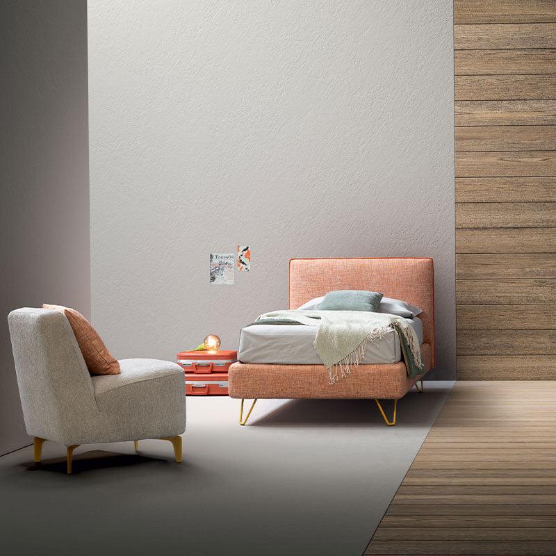 Letto Idra - Caratteristiche_Imbottito, Caratteristiche_Sfoderabile, Dimensione_Singolo, Samoa - Letti - Mobilmarket