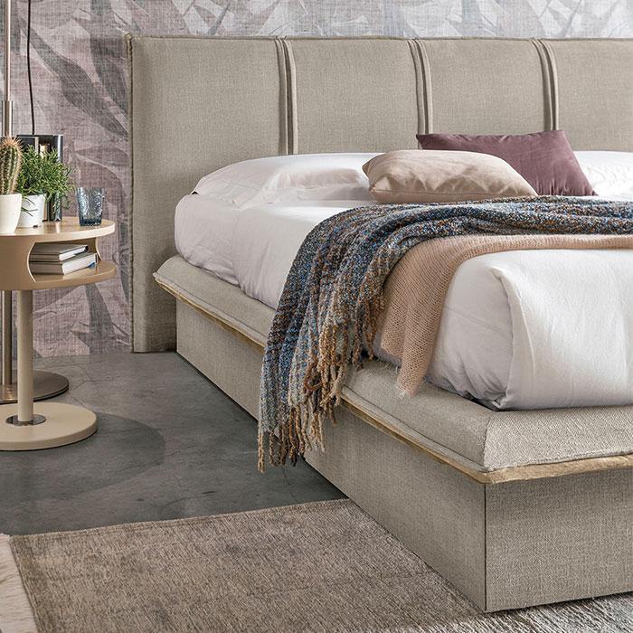 Letto Sofia - Caratteristiche_Imbottito, Caratteristiche_Sfoderabile, Dimensione_Matrimoniale, Samoa - Letti - Mobilmarket