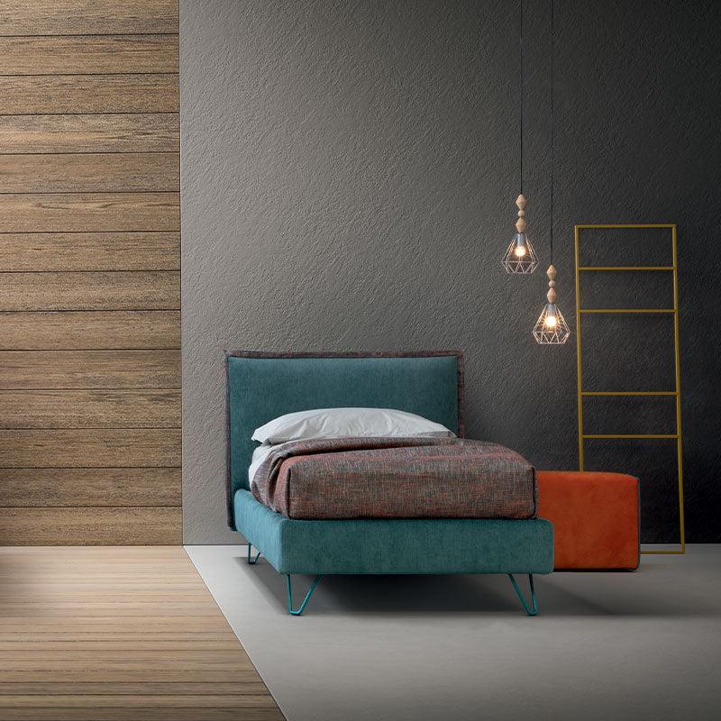 Letto Deva - Caratteristiche_Imbottito, Caratteristiche_Sfoderabile, Dimensione_Singolo, Samoa - Letti - Mobilmarket