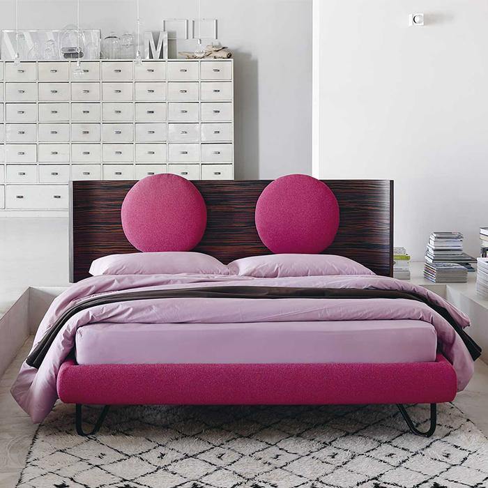 Letto Round - Caratteristiche_Imbottito, Caratteristiche_Non imbottito, Caratteristiche_Sfoderabile, Dimensione_Matrimoniale, Noctis - Letti - Mobilmarket