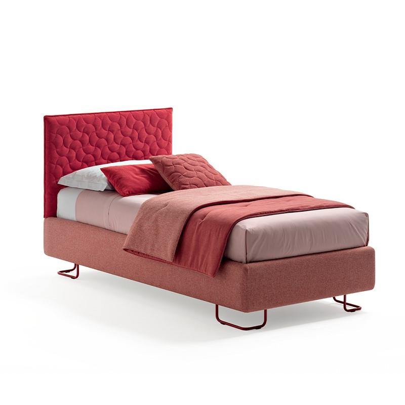 Letto Ruby - Caratteristiche_Imbottito, Caratteristiche_Sfoderabile, Dimensione_Singolo, Samoa - Letti - Mobilmarket