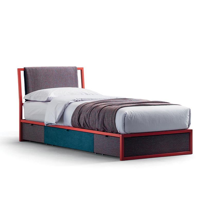 Letto Slim Purple - Caratteristiche_Imbottito, Caratteristiche_Sfoderabile, Dimensione_Singolo, Samoa - Letti - Mobilmarket