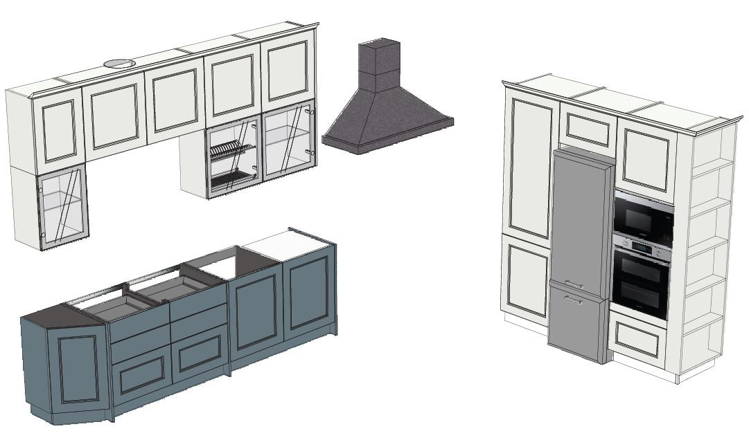 Cucina Meg con elettrodomestici Samsung - esposizione MM6