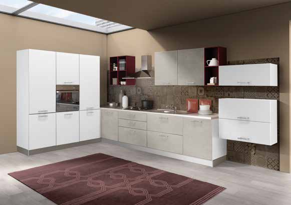 Kitchen Amelia 241 x 451 by Arredamento Italia