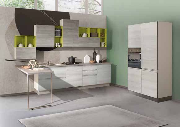 Kitchen Adreanne 330 + 120 by Arredamento Italia