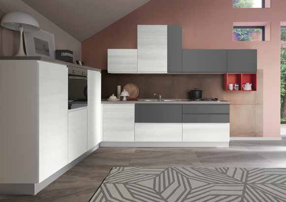 Kitchen Amelie 241 + 361 by Arredamento Italia