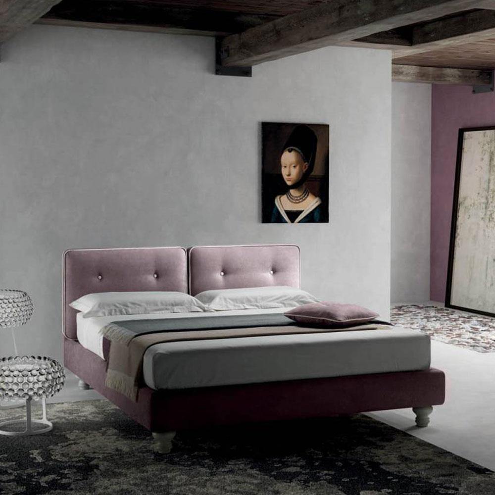 Letto Cindy - Caratteristiche_Imbottito, Caratteristiche_Sfoderabile, Dimensione_Matrimoniale, Samoa - Letti - Mobilmarket