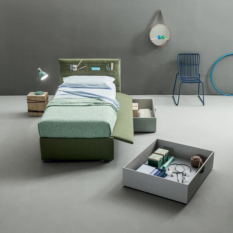 Letto Poche - Caratteristiche_Imbottito, Caratteristiche_Sfoderabile, Dimensione_Singolo, Samoa - Letti - Mobilmarket