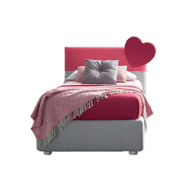 Letto Rose - Caratteristiche_Imbottito, Caratteristiche_Sfoderabile, Dimensione_Singolo, Samoa - Letti - Mobilmarket