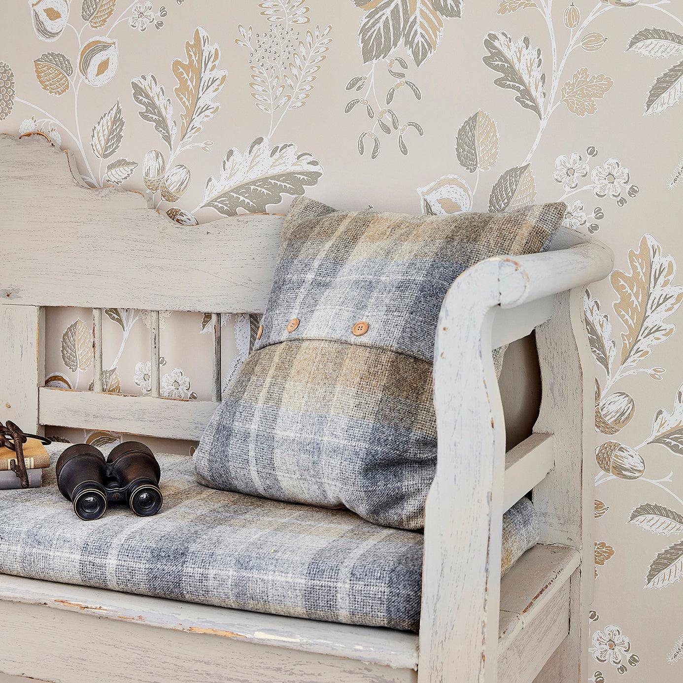 Tessuto Sanderson Samphrey Check - Brand_Sanderson, Fantasia_Fantasia, Uso_Rivestimento cuscini, Uso_Rivestimento poltrone, Uso_Tende - Tessuti - Sanderson