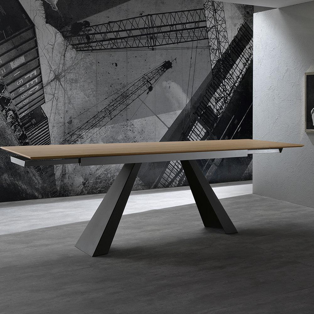 Tavolo Spike 180 - Caratteristiche_Allungabile, Forma_Rettangolare, Zamagna - Tavoli - Mobilmarket