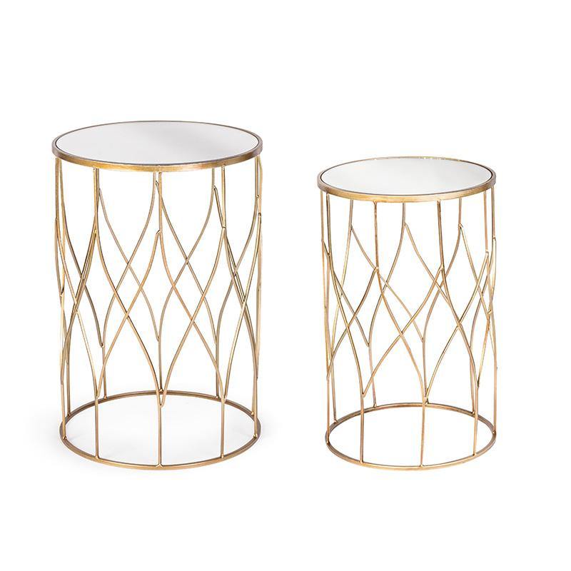 Set di 2 tavolini tondi Noel - Bizzotto, Forma_Rotondo, Tipologiadiprodotto_Alto - Tavolini e consolle - Mobilmarket