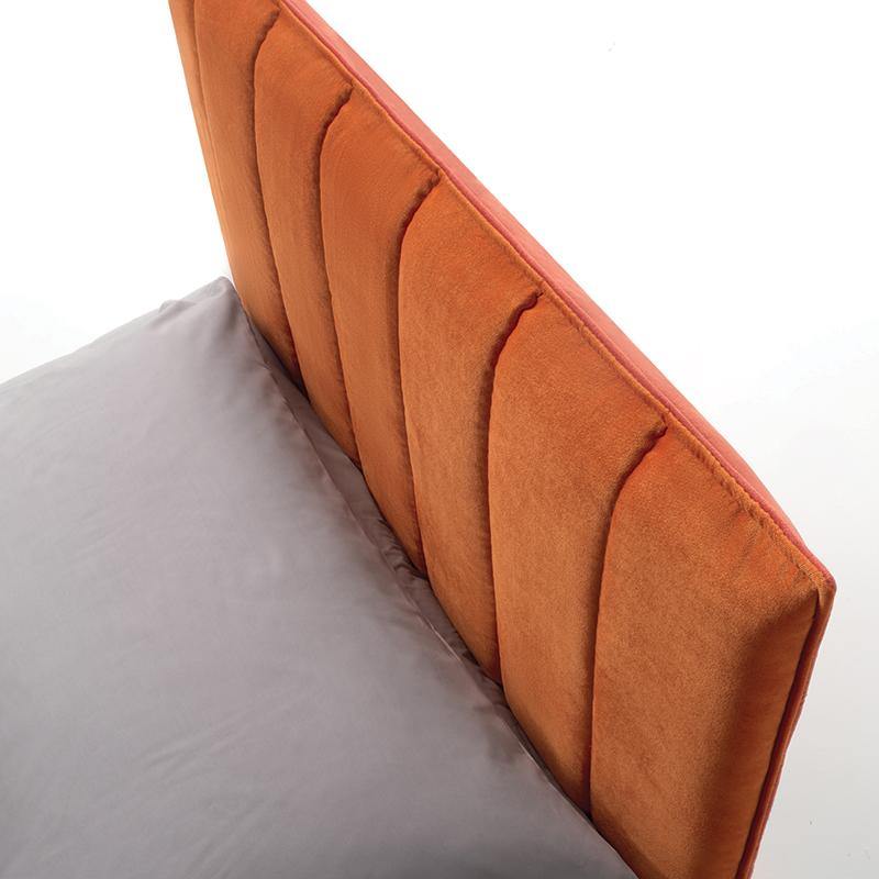 Letto Slim Orange - Caratteristiche_Imbottito, Caratteristiche_Sfoderabile, Dimensione_Singolo, Samoa - Letti - Mobilmarket