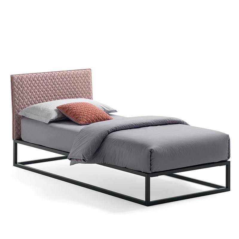 Letto Slim Pink - Caratteristiche_Imbottito, Caratteristiche_Sfoderabile, Dimensione_Singolo, Samoa - Letti - Mobilmarket