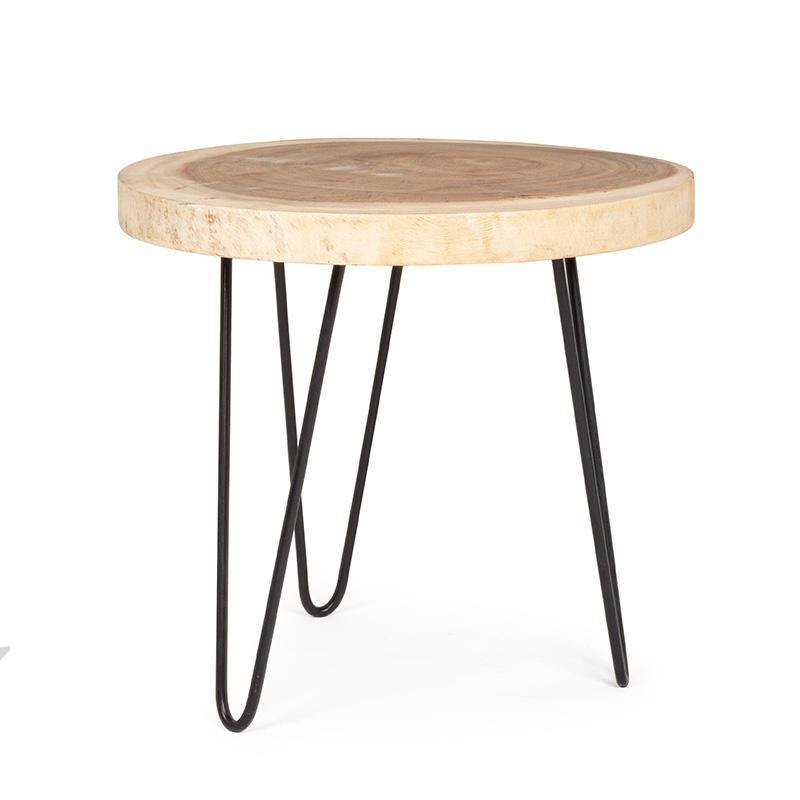 Tavolino Ashanti 56 - Bizzotto, Forma_Rotondo, Tipologiadiprodotto_Basso - Tavolini e consolle - Mobilmarket
