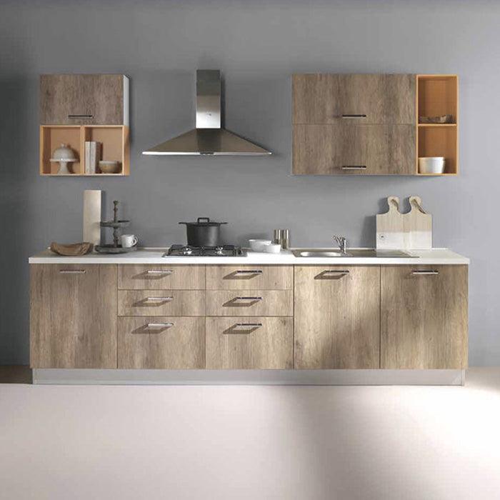Kitchen Amandine 120 + 300 by Arredamento Italia - Netcucine, Stile_Moderno, Tipologia_Cucina lineare con armadiatura a colonne - Cucine - Arredamento Italia