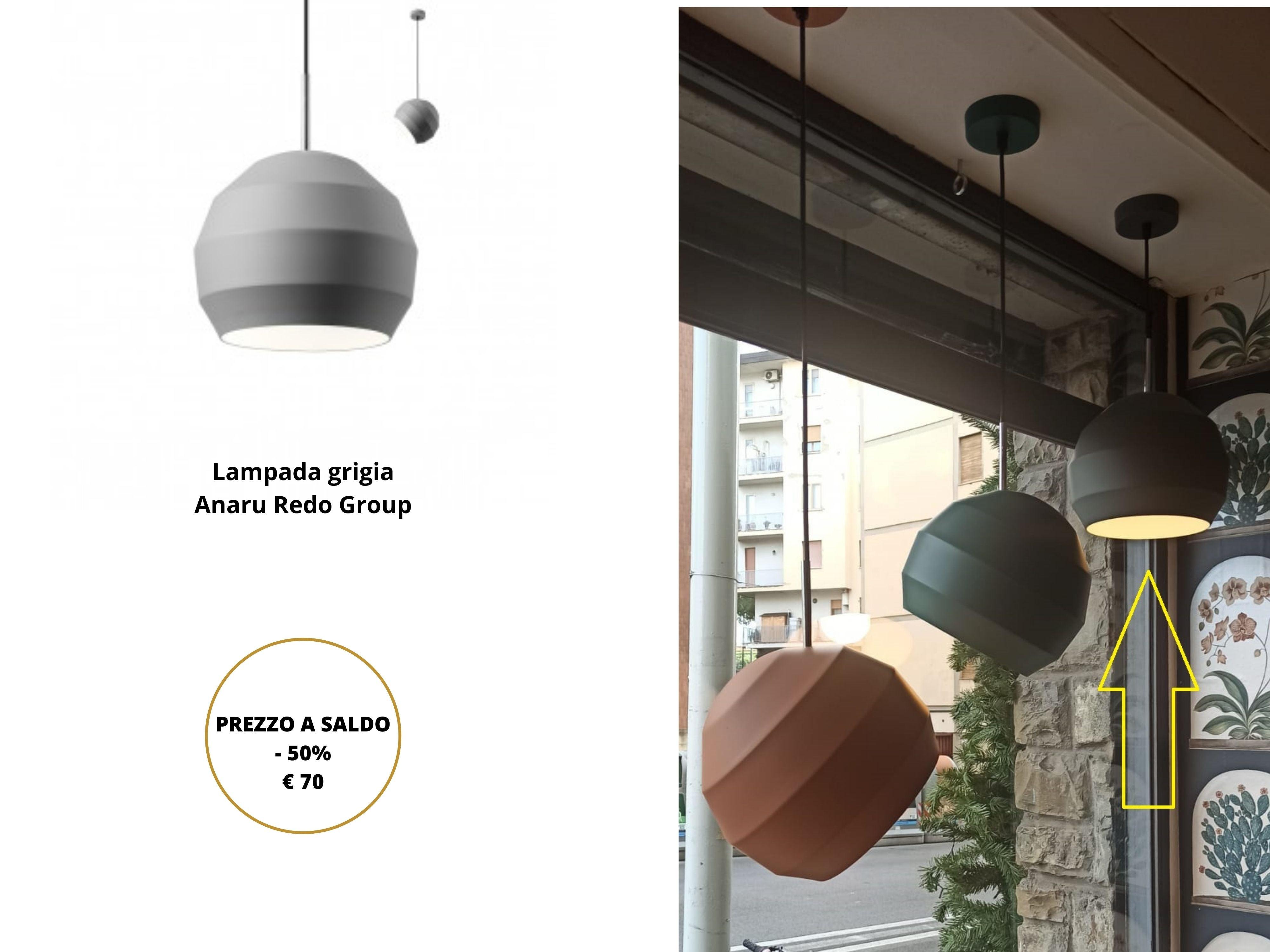 Lampada a sospensione grigia Anaru - Ambiente_Zona giorno, Ambiente_Zona notte, Negozio_Boutique Firenze Nord, Nuovi arrivi_Esposizione - Expo - Mobilmarket