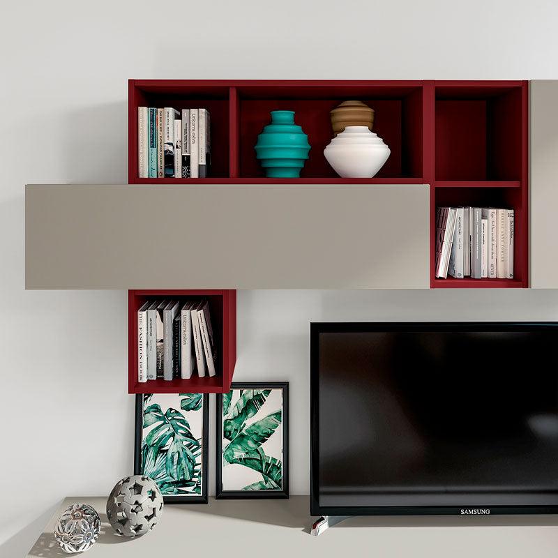 Living Cherry by Arredamento Italia - Santalucia, Tipologia_Parete giorno - Living - Arredamento Italia