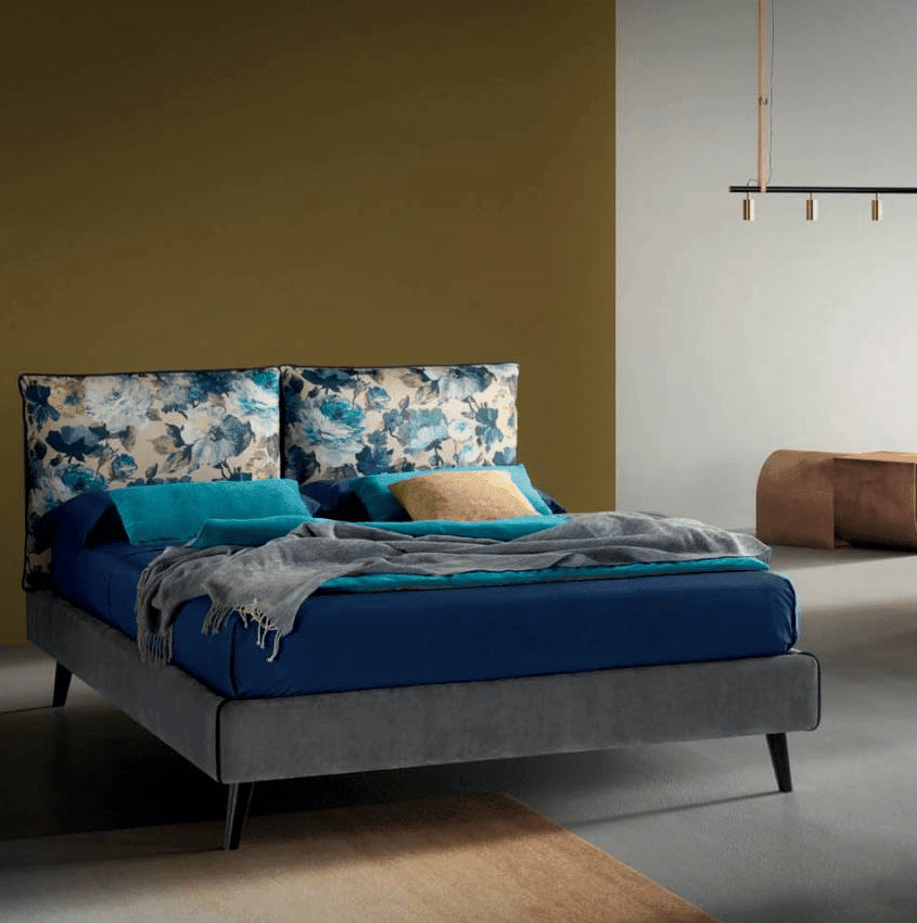 Letto Flora - Caratteristiche_Imbottito, Caratteristiche_Sfoderabile, Dimensione_Matrimoniale, Samoa - Letti - Mobilmarket