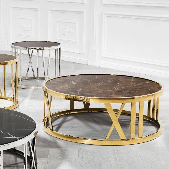 Tavolino da caffè Eichholtz Baccarat - Eichholtz, Forma_Rotondo, Tipologiadiprodotto_Basso - Tavolini e consolle - Eichholtz