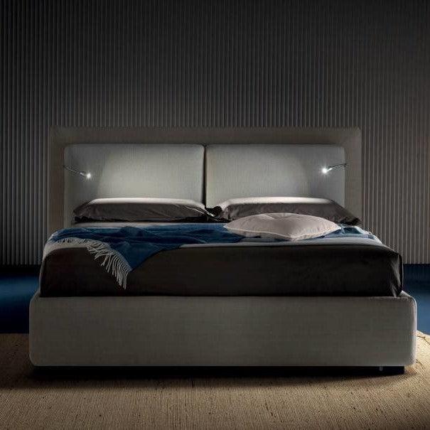 Letto Glass - Caratteristiche_Imbottito, Caratteristiche_Sfoderabile, Dimensione_Matrimoniale, Samoa - Letti - Mobilmarket