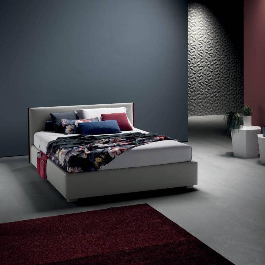 Letto Oslo - Caratteristiche_Imbottito, Caratteristiche_Sfoderabile, Dimensione_Matrimoniale, Samoa - Letti - Mobilmarket