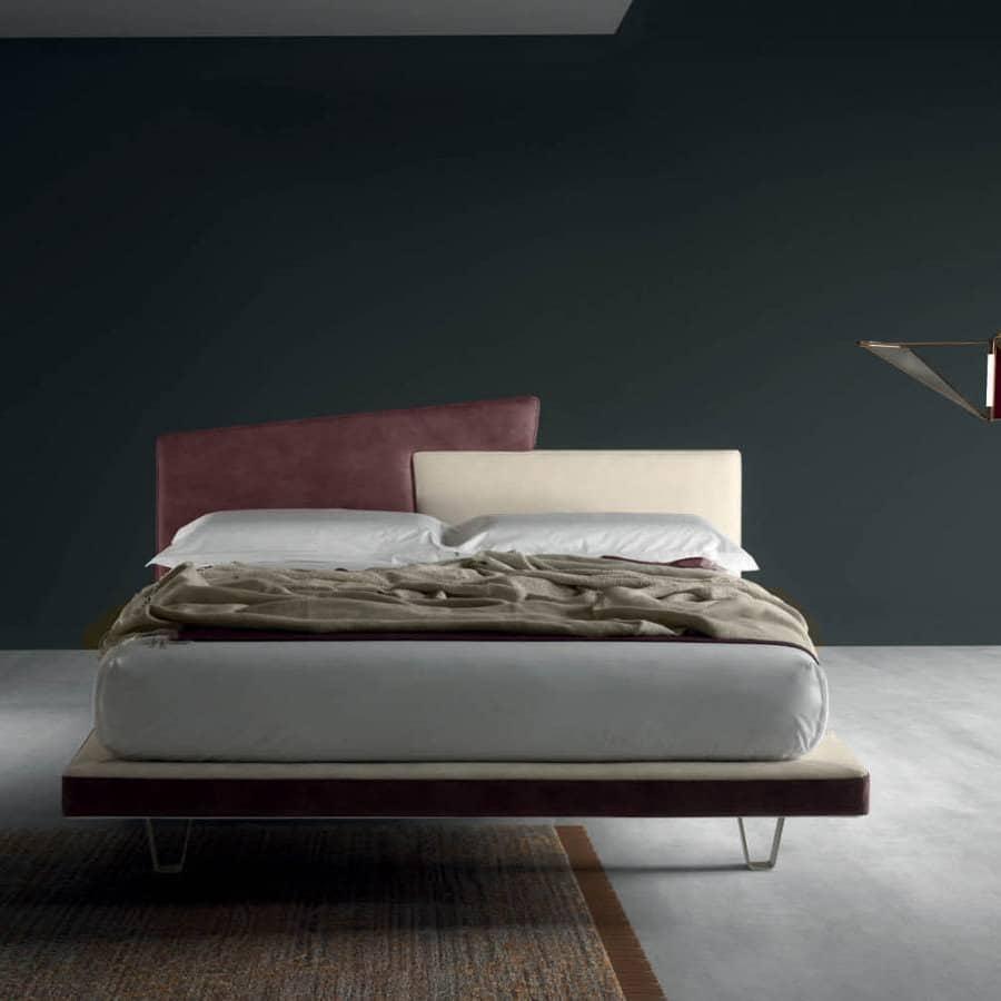 Letto Pechino - Caratteristiche_Imbottito, Caratteristiche_Sfoderabile, Dimensione_Matrimoniale, Samoa - Letti - Mobilmarket