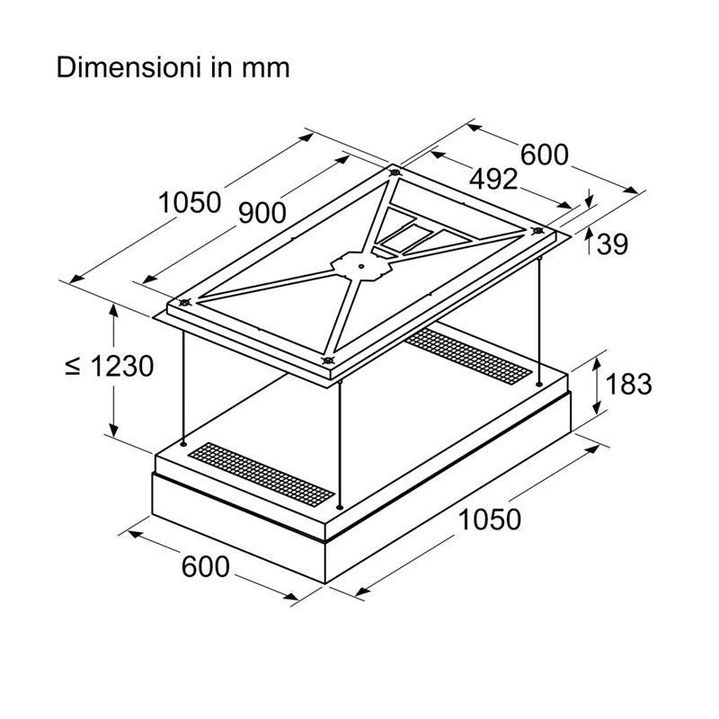 Cappa Siemens iQ700 LR18HLT65 - Brand_Siemens, Tipologia_Cappa - Elettrodomestici a libera installazione - Siemens