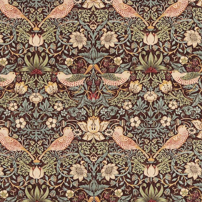 Tessuto Morris Strawberry Thief - Brand_Morris, Fantasia_Natura - Tessuti - Morris