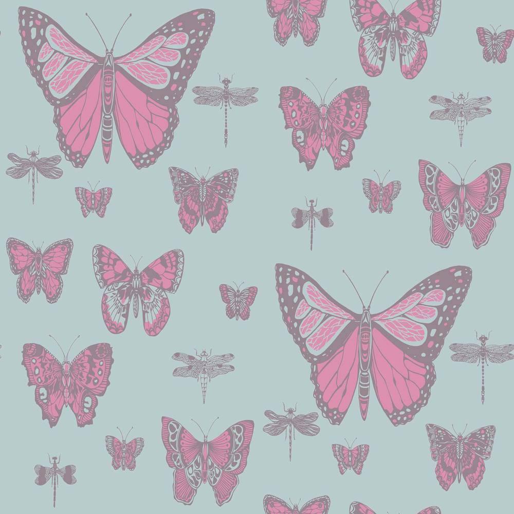 Carta da parati Cole&Son Butterflies & Dragonflies - Brand_Cole&Son, Fantasia_Fantasia - Carte da parati - Cole&Son