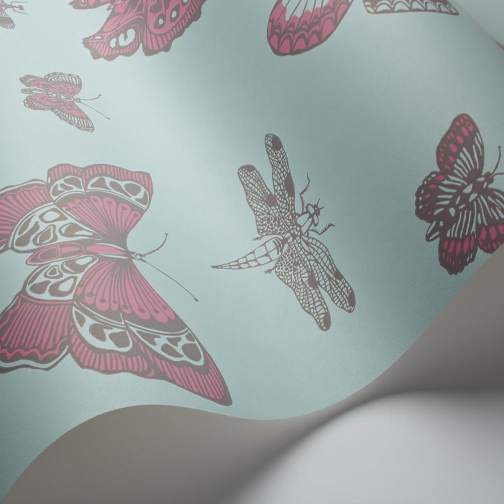 Carta da parati Cole&Son Butterflies & Dragonflies - Brand_Cole&Son, Fantasia_Fantasia - Carte da parati - Cole&Son
