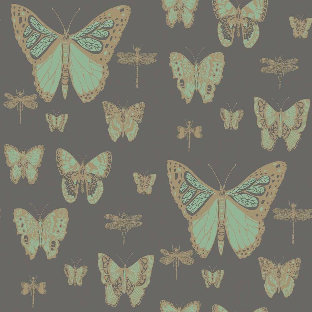 Carta da parati Cole&Son Butterflies & Dragonflies - Brand_Cole&Son, Fantasia_Fantasia - Carte da parati - Cole&Son
