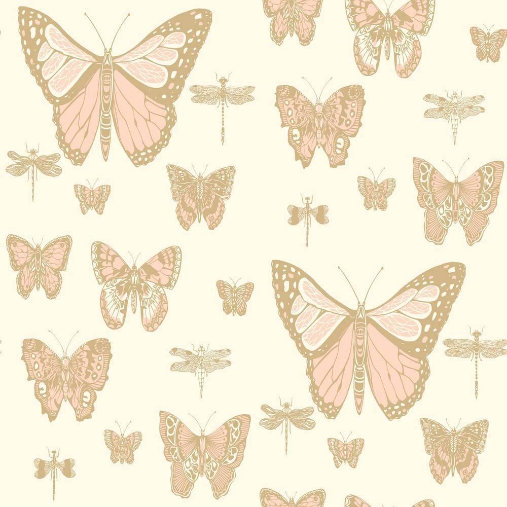 Carta da parati Cole&Son Butterflies & Dragonflies - Brand_Cole&Son, Fantasia_Fantasia - Carte da parati - Cole&Son