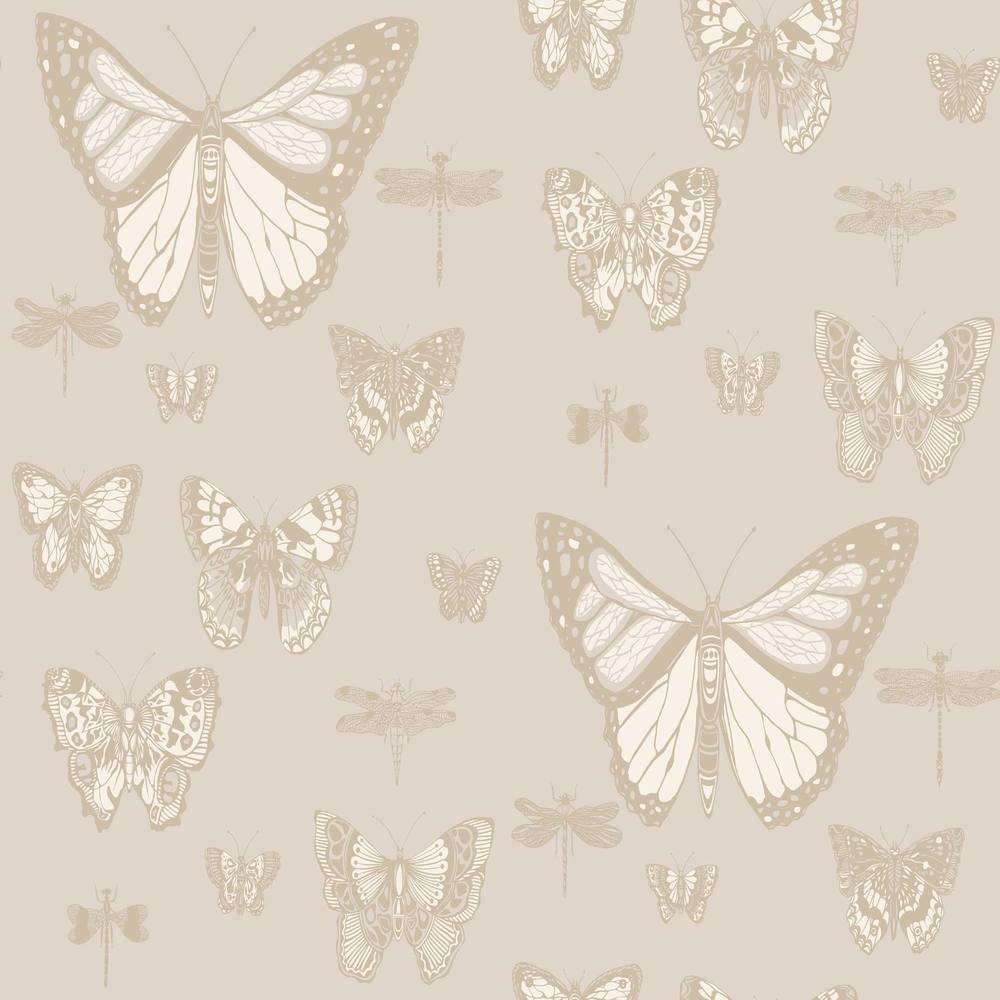 Carta da parati Cole&Son Butterflies & Dragonflies - Brand_Cole&Son, Fantasia_Fantasia - Carte da parati - Cole&Son