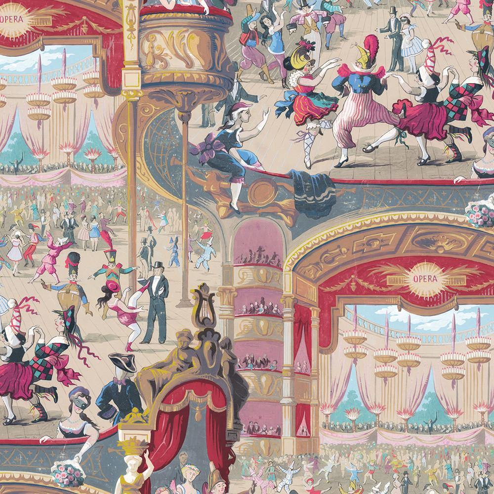 Carta da parati Cole&Son Cabaret - Brand_Cole&Son, Fantasia_Fantasia - Carte da parati - Cole&Son