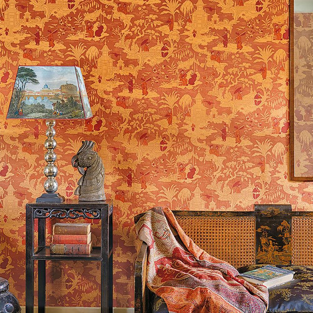 Carta da parati Cole&Son Chinese Toile - Brand_Cole&Son, Fantasia_Natura - Carte da parati - Cole&Son