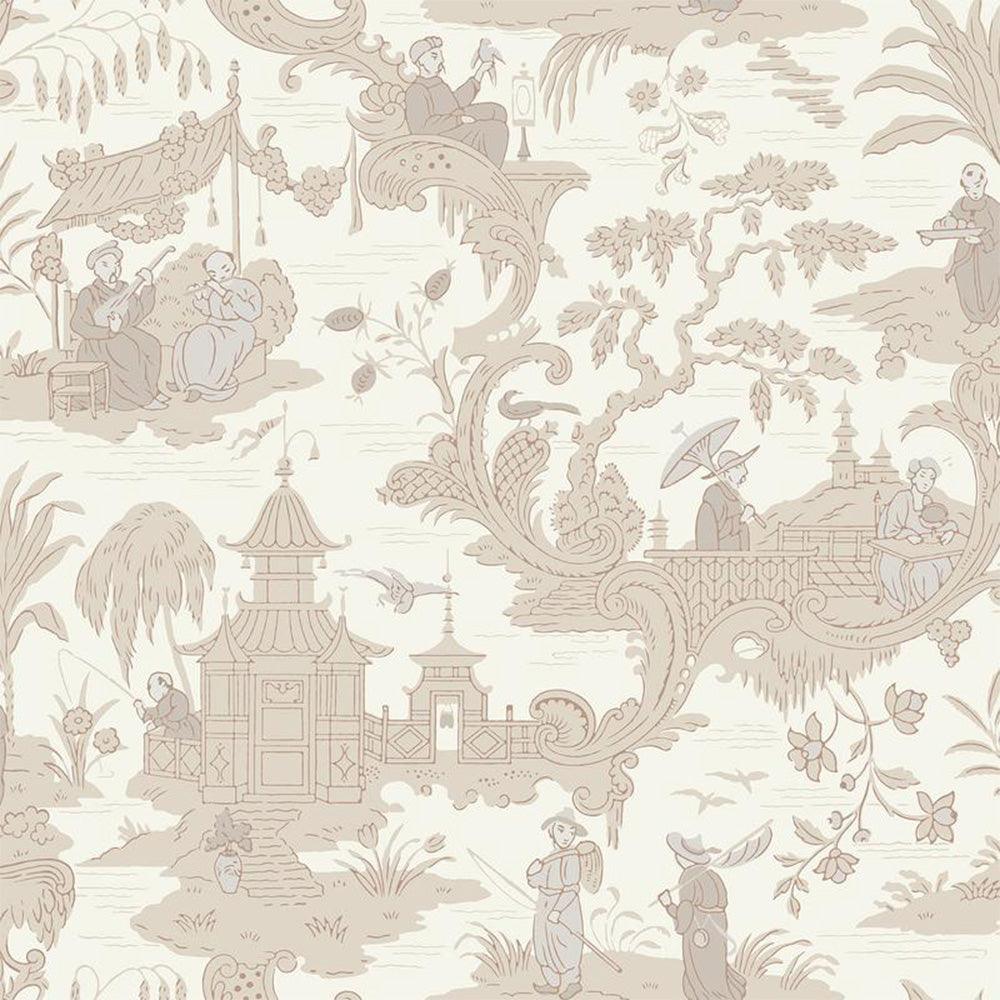 Carta da parati Cole&Son Chinese Toile - Brand_Cole&Son, Fantasia_Natura - Carte da parati - Cole&Son
