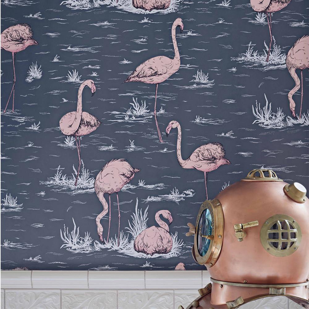 Carta da parati Cole&Son Flamingos - Brand_Cole&Son, Fantasia_Natura - Carte da parati - Cole&Son