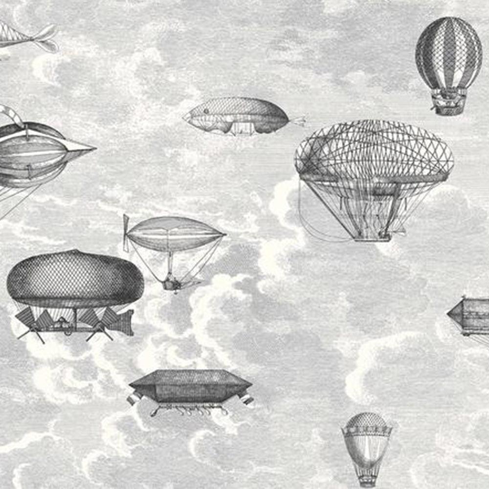 Carta da parati Cole&Son Fornasetti Macchine Voltanti - Brand_Cole&Son, Fantasia_Fantasia - Carte da parati - Cole&Son