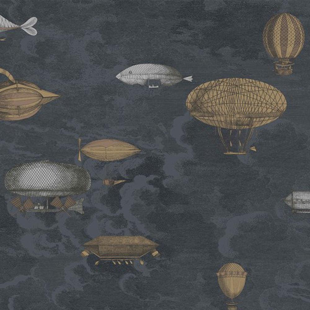 Carta da parati Cole&Son Fornasetti Macchine Voltanti - Brand_Cole&Son, Fantasia_Fantasia - Carte da parati - Cole&Son