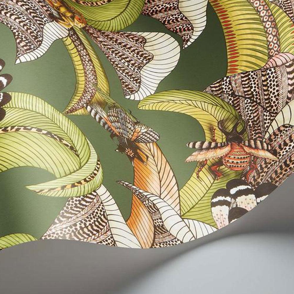 Carta da parati Cole&Son Hoopoe Leaves - Brand_Cole&Son, Fantasia_Natura - Carte da parati - Cole&Son