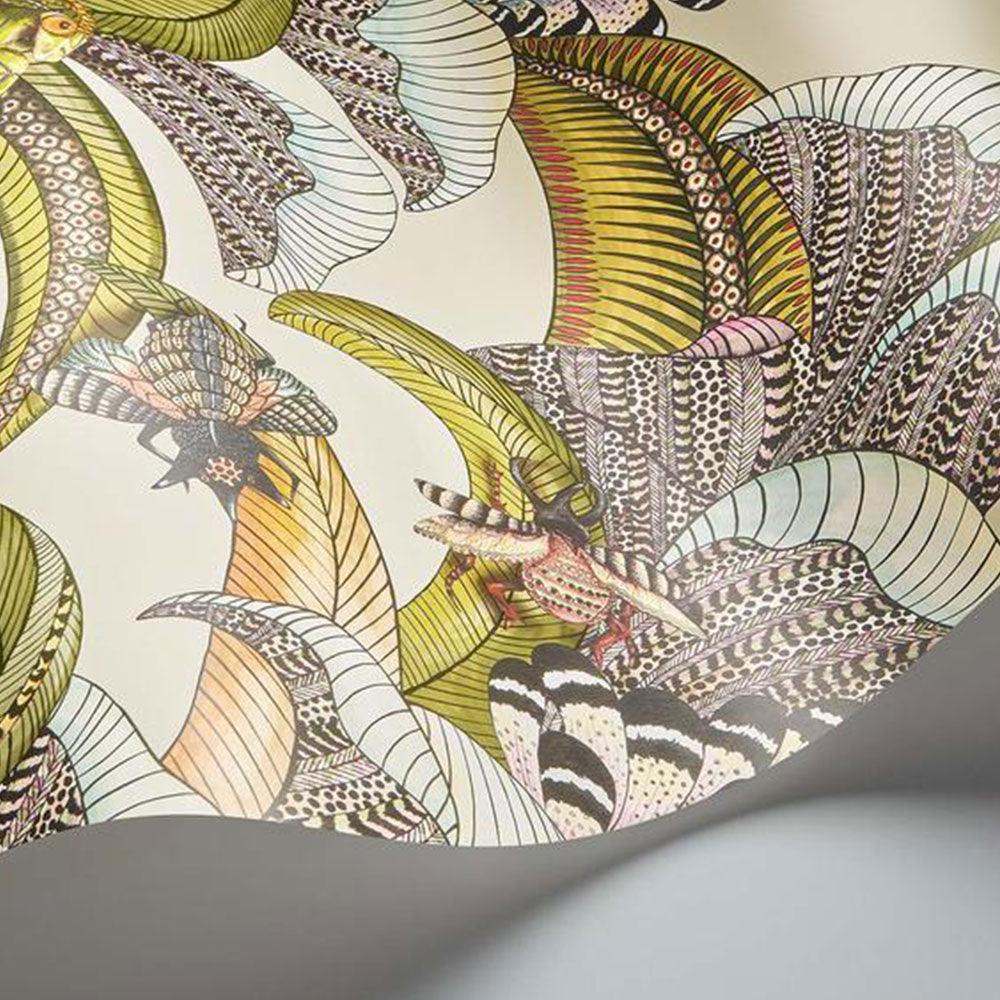 Carta da parati Cole&Son Hoopoe Leaves - Brand_Cole&Son, Fantasia_Natura - Carte da parati - Cole&Son