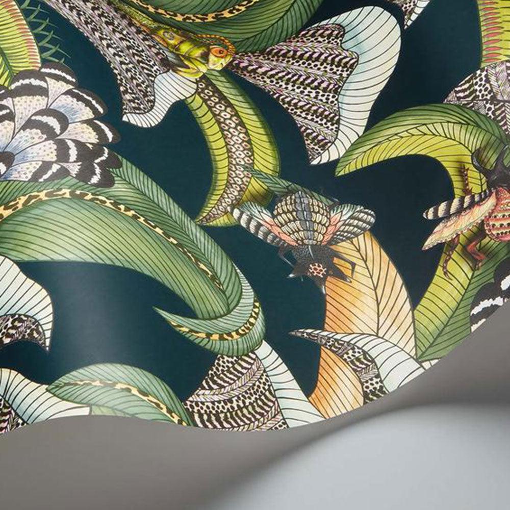 Carta da parati Cole&Son Hoopoe Leaves - Brand_Cole&Son, Fantasia_Natura - Carte da parati - Cole&Son