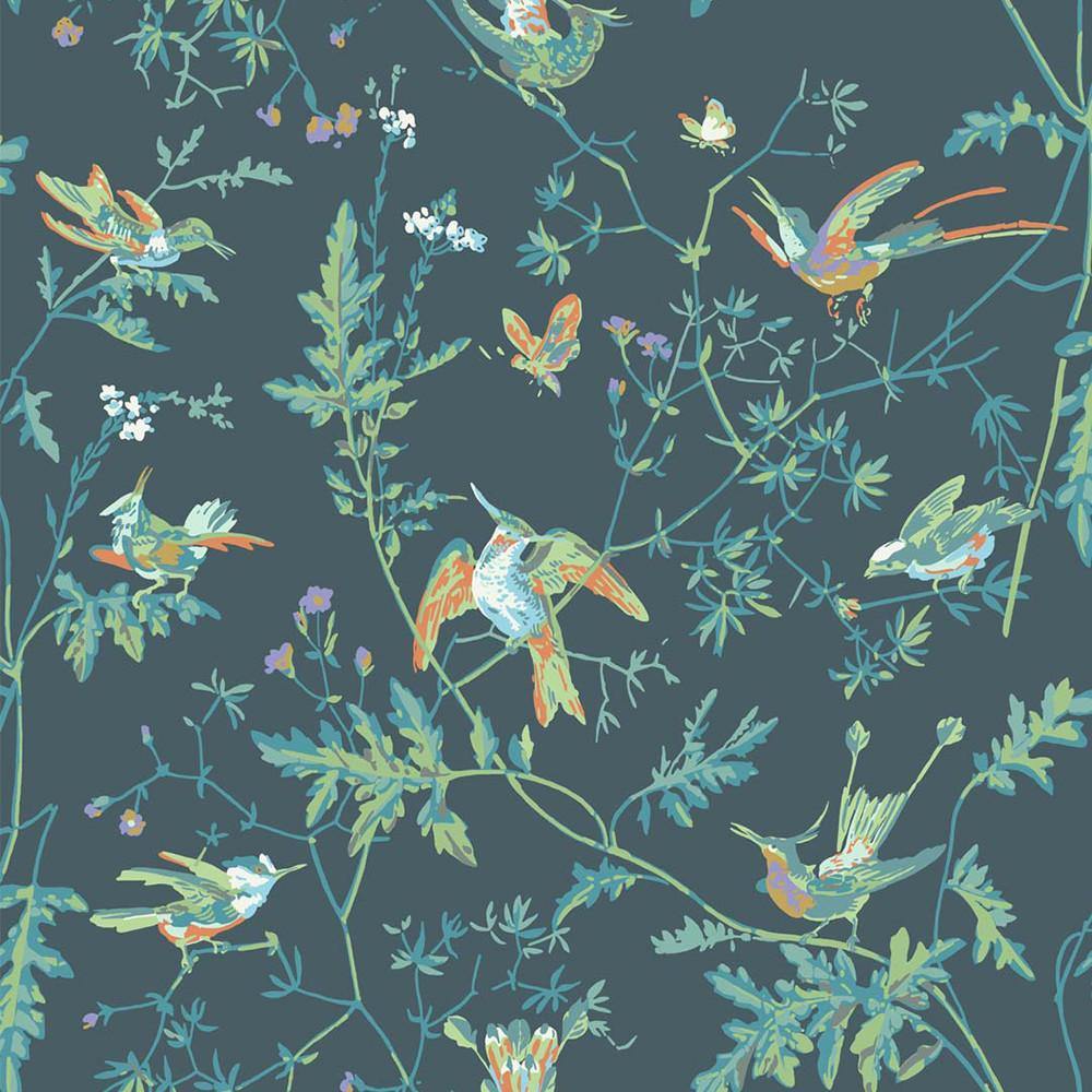 Carta da parati Cole&Son Humming Birds - Brand_Cole&Son, Fantasia_Natura - Carte da parati - Cole&Son