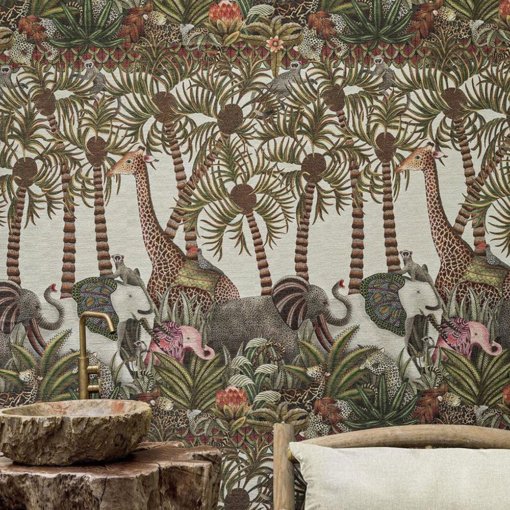 Carta da parati Cole&Son Letaba March Grasscloth - Brand_Cole&Son, Fantasia_Natura - Carte da parati - Cole&Son