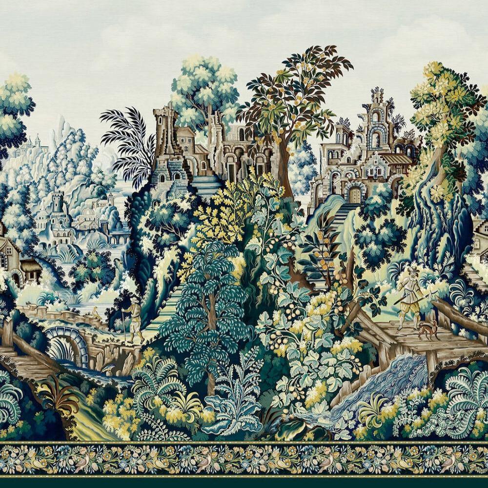 Carta da parati Cole&Son Verdure Tapestry - Brand_Cole&Son, Fantasia_Natura - Carte da parati - Cole&Son