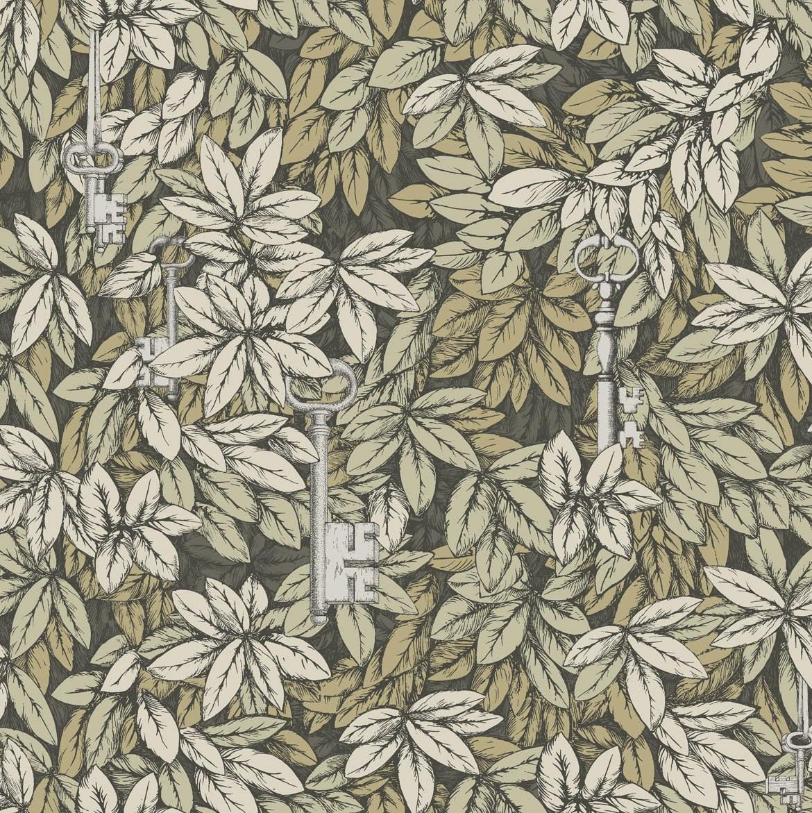 Carta da parati Cole&Sons Chiavi Segrete Fornasetti - Brand_Cole&Son, Fantasia_Natura - Carte da parati - Cole&Son