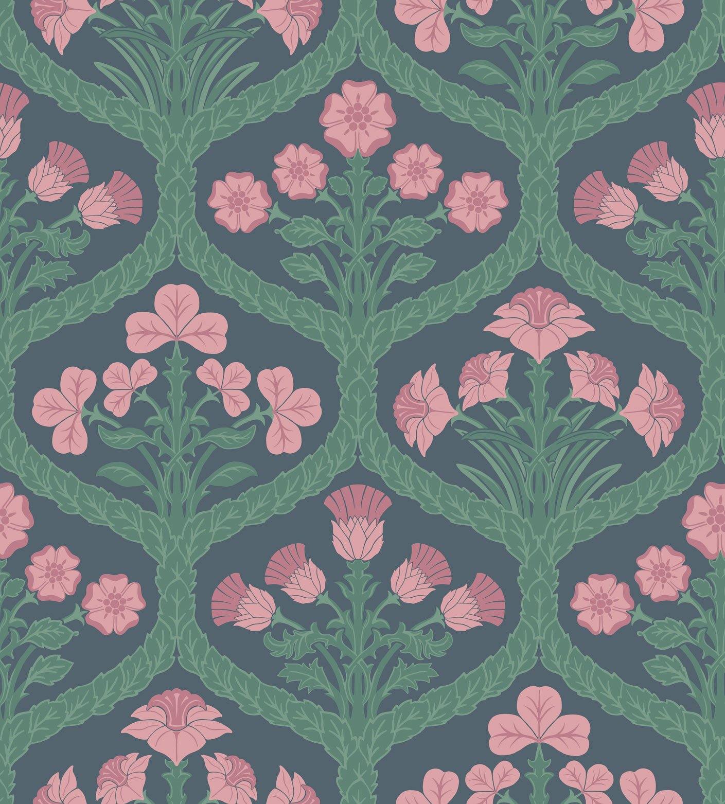 Carta da parati Cole&Sons Floral Kingdom - Brand_Cole&Son, Fantasia_Natura - Carte da parati - Cole&Son
